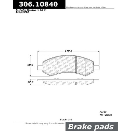 Centric Parts Fleet Performance, 306.10840 306.10840